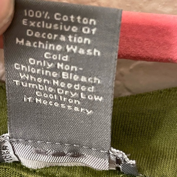 Ann Taylor Green Cap Sleeves Scoop Neck Top medium - Picture 5 of 5